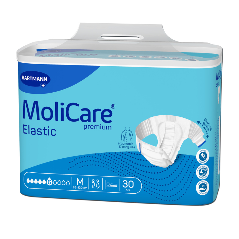 Molicare Elastic Fraldas 6 Gotas M x30 | Pharmacaring