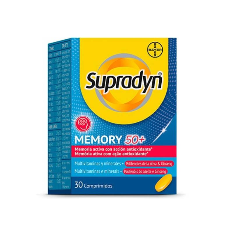 Supradyn Memory 50+ 30 Comprimidos | Pharmacaring