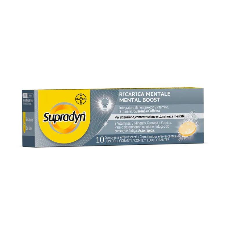 Supradyn Mental Boost 10 Comprimidos Efervescentes | Pharmacaring