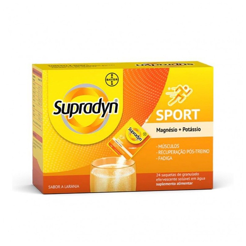 Supradyn Sport Magnésio + Potássio 24 Saquetas | Pharmacaring