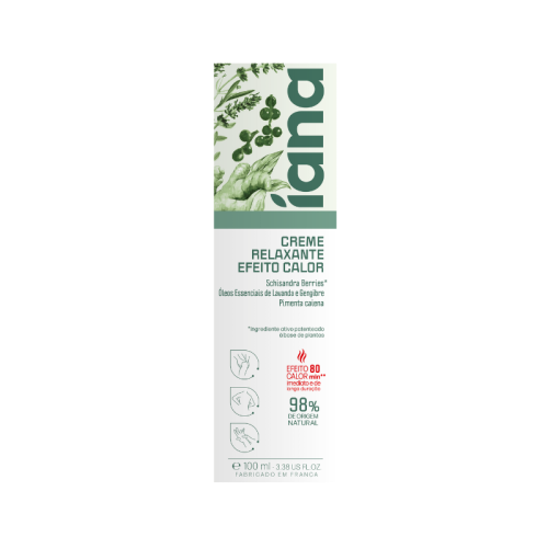 Iana Creme Relaxante Efeito Calor 100ml | Pharmacaring