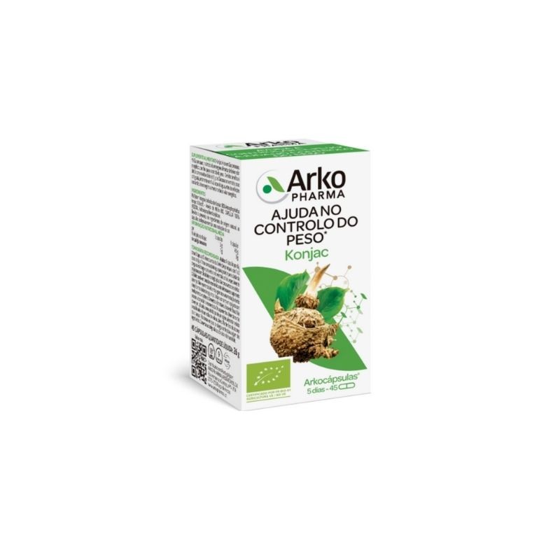 Arkocápsulas Konjac Caps X80 – Suplemento Natural para Saciedade