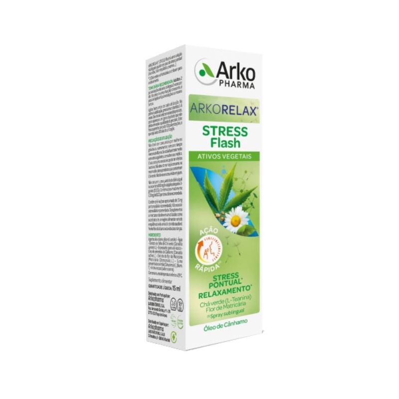 Arkorelax Stress Flash Spray 15Ml – Alívio Rápido do Stress