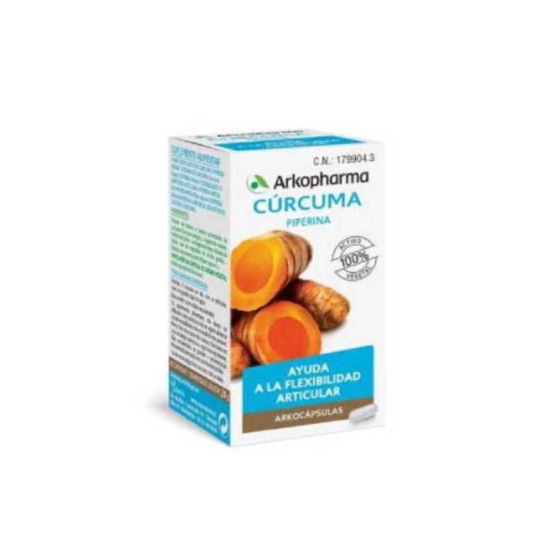 Arkocápsulas Curcuma Caps X40 – Anti-inflamatório Natural