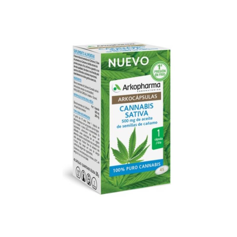 Arkocápsulas Cannabis Sativa X45 – Bem-estar Natural