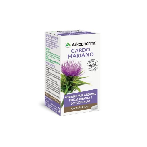 Arkocápsulas Cardo Mariano X45 – Saúde do Fígado Natural
