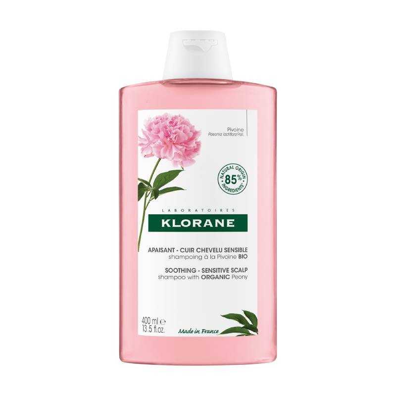 Klorane Champô Peónia 400ml | Couro Cabeludo Sensível