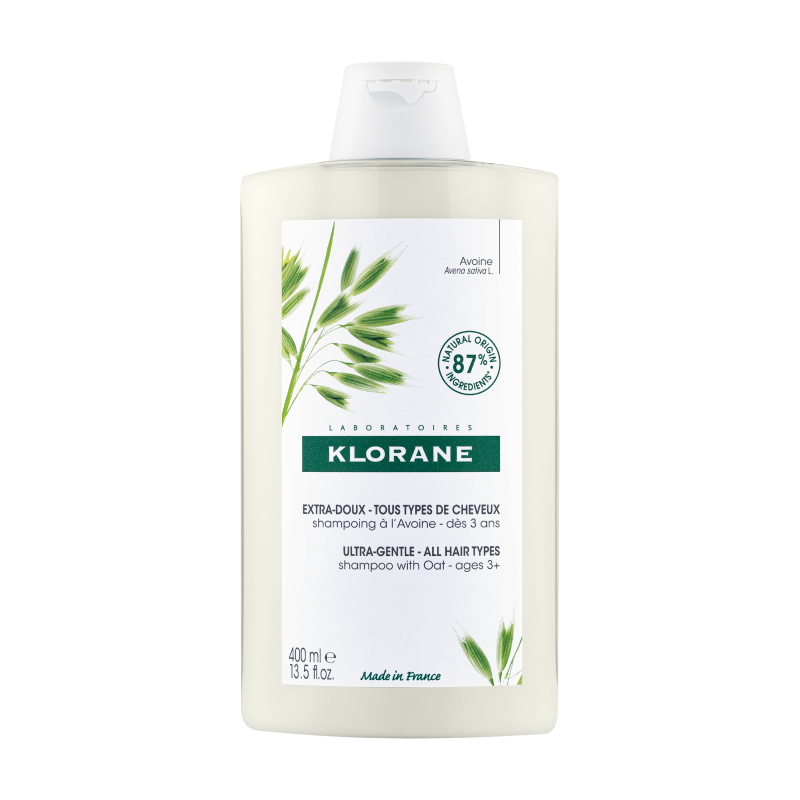 Klorane Champô Leite de Aveia 400ml | Uso Diário