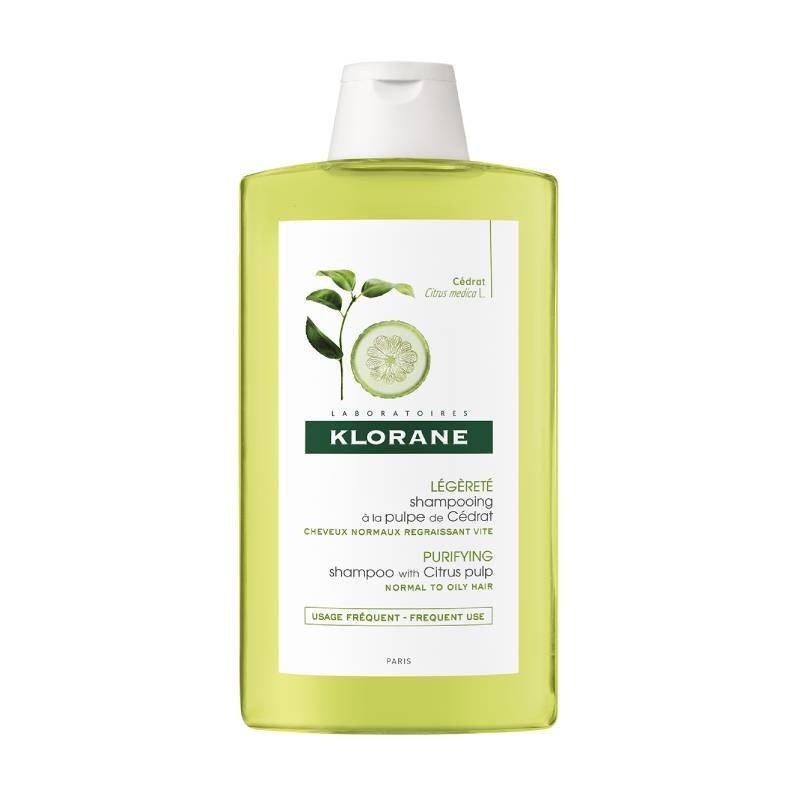 Klorane Champô Cidra 400ml | Cabelo Leve e Brilhante
