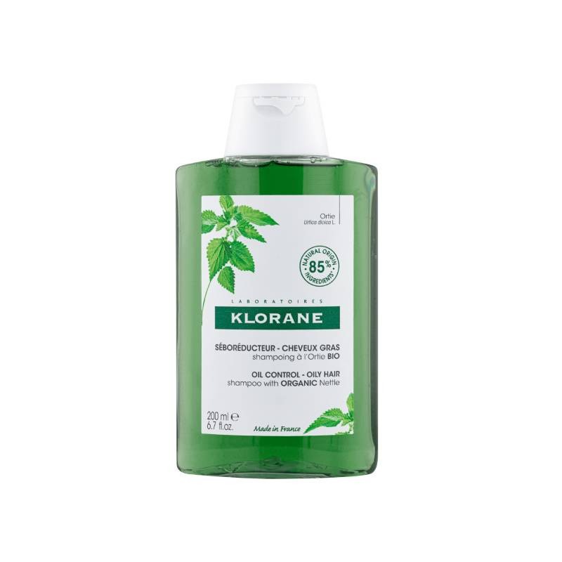 Klorane Champô Ortiga Branca 200ml | Cabelos Oleosos