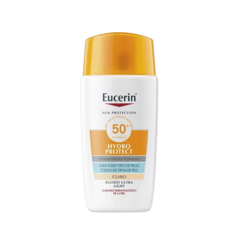Eucerin Sun Hydro Protect Claro FPS50+ 50ml | Solar com Cor
