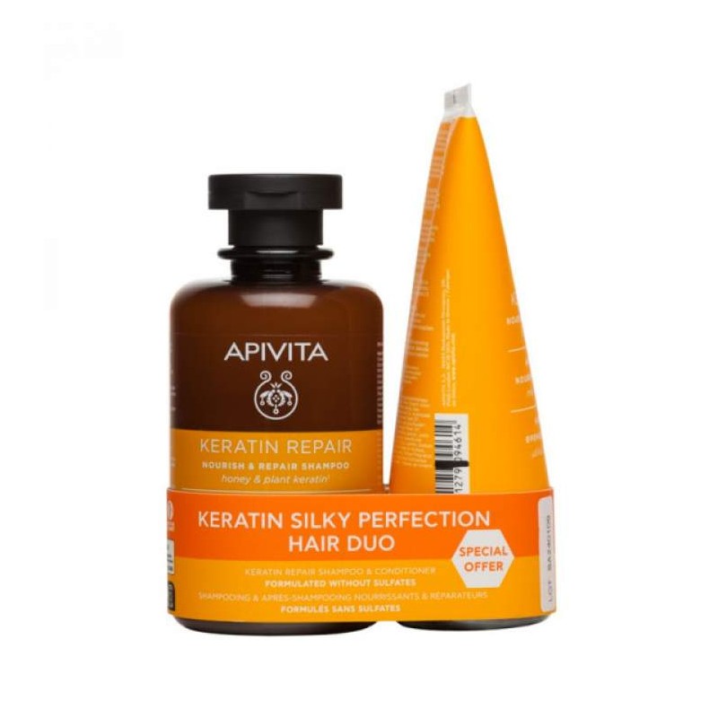 Apivita Ch Keratin Rep 250Ml+Of Cond150