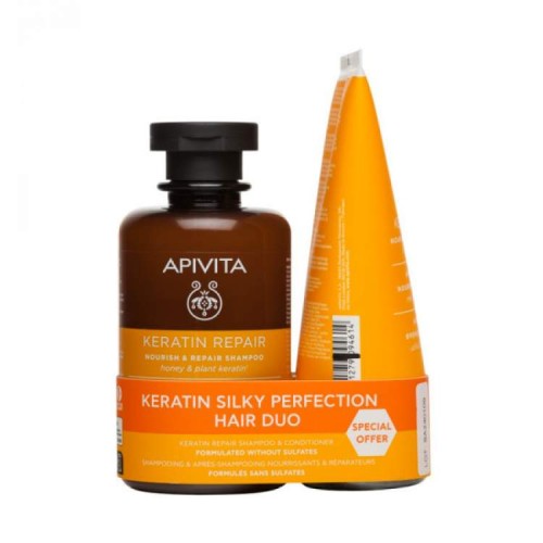 Apivita Ch Keratin Rep 250Ml+Of Cond150