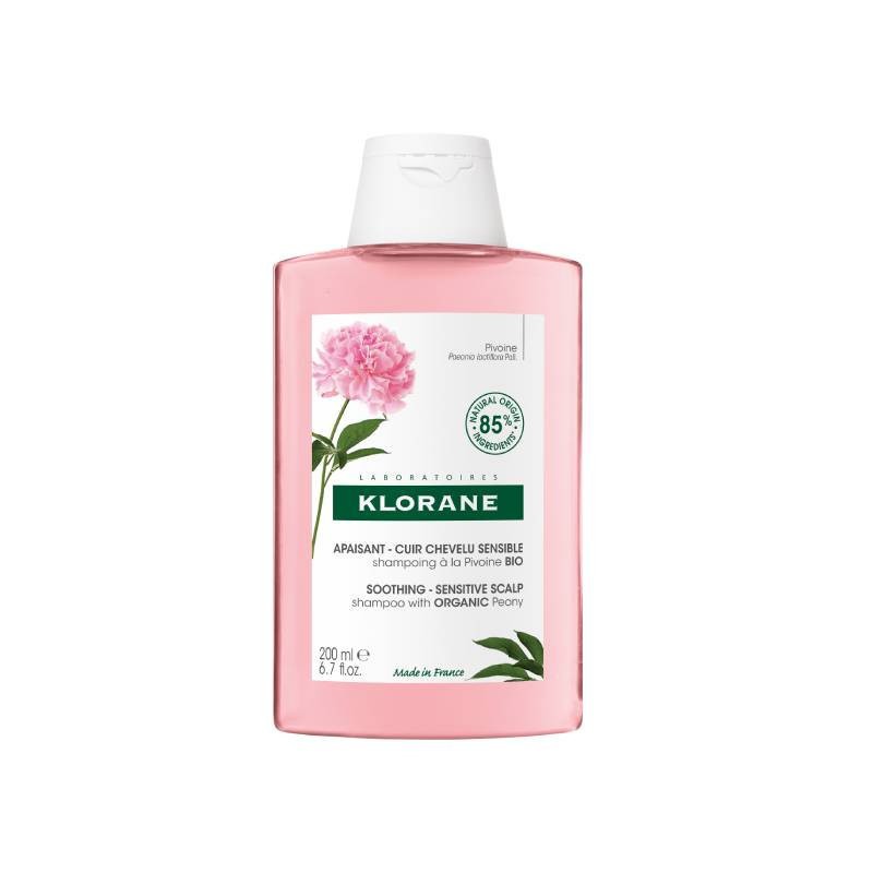 Klorane Champô Peónia 200ml | Couro Cabeludo Sensível