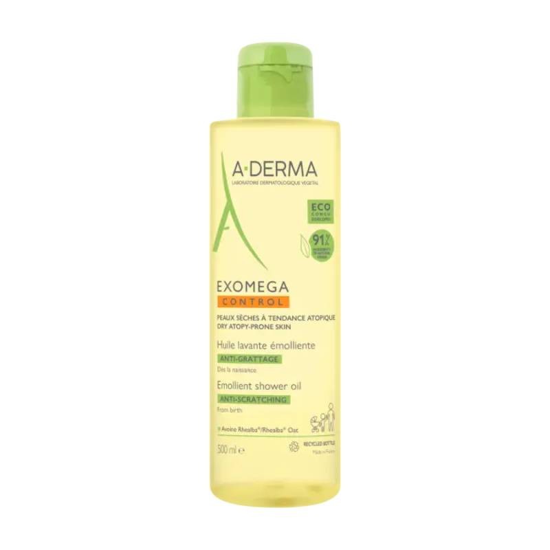 A-Derma Exomega Control Óleo Duche 500ml | Pele Seca e Atópica