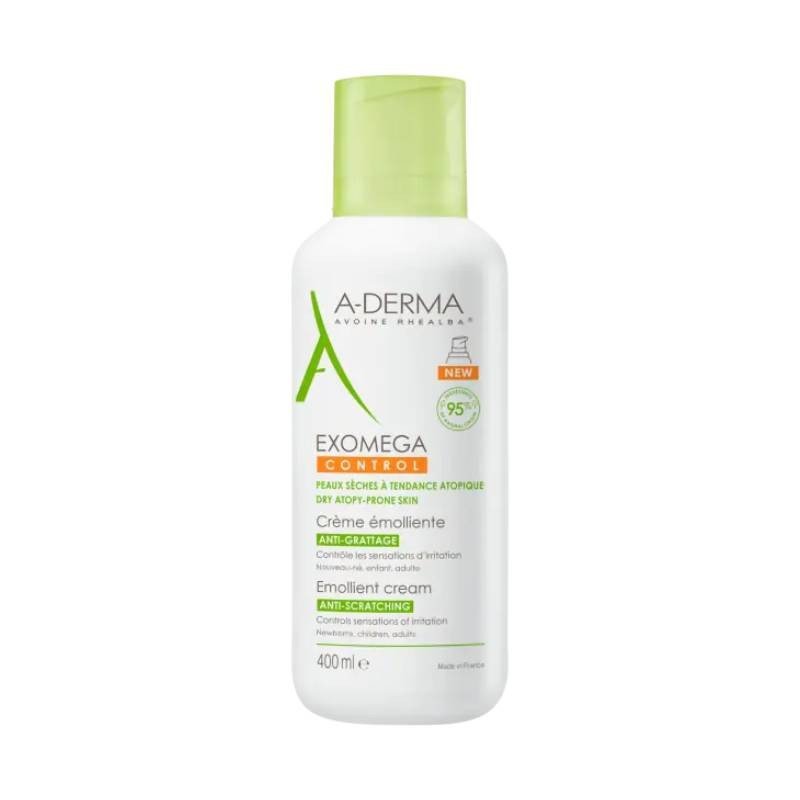 A-Derma Exomega Control Creme Emoliente 400ml | Hidratação Intensiva