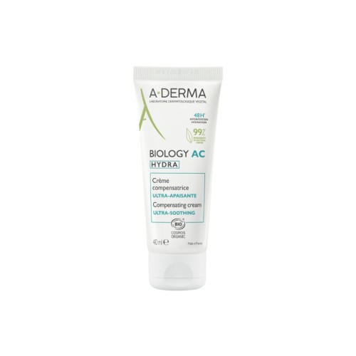 A-Derma Biology AC Hydra Creme Compacto 40ml | Hidratação Equilibrada