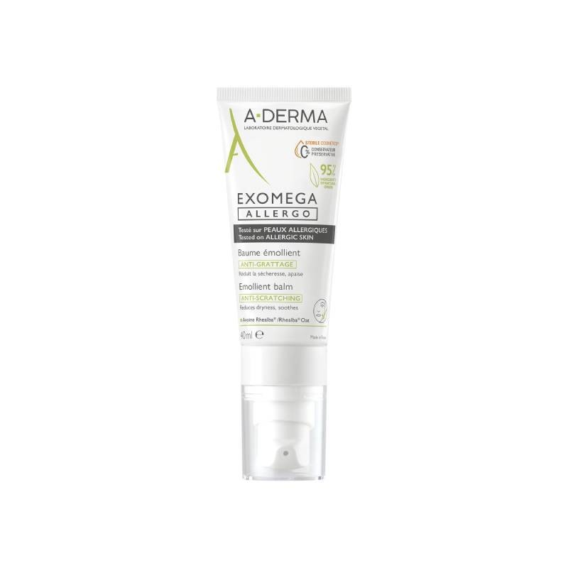 A-Derma Exomega Allergo Bálsamo Emoliente 40ml | Alívio Rápido