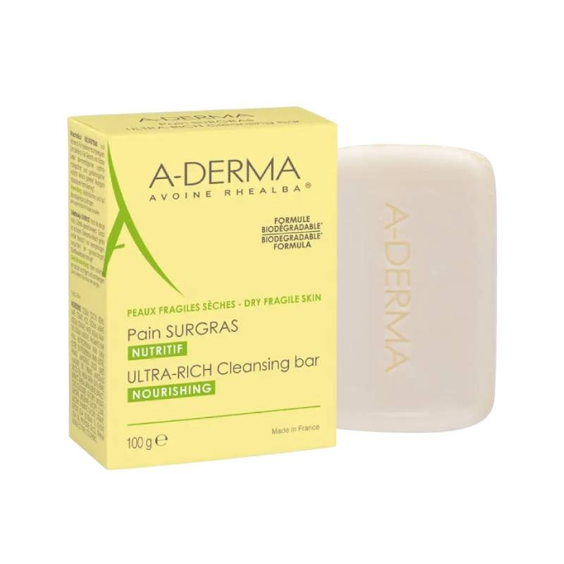 A-Derma Pain Gordo 100g | Limpeza Suave para Peles Secas
