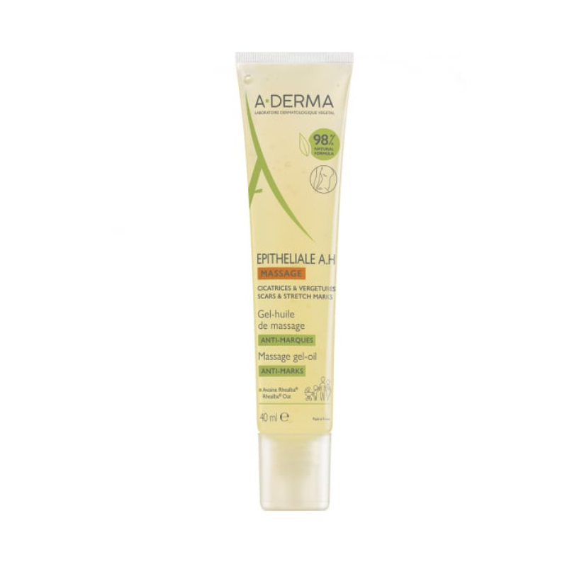 A-Derma Epithelia AH Duo Gel Óleo Massagem 40ml | Reparação Cutânea