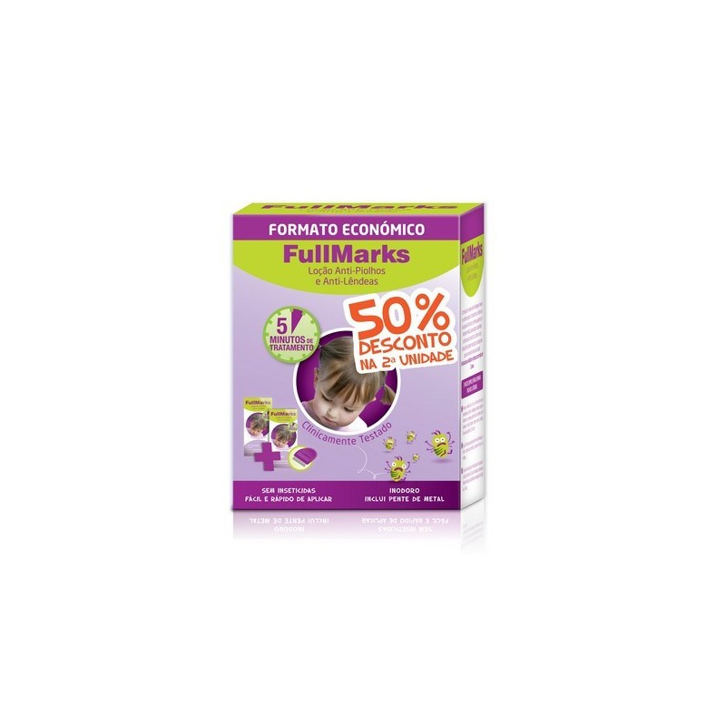 FullMarks Loção Piolhos/Lêndeas Duo 100ml + 50% Desconto | Pharmacaring