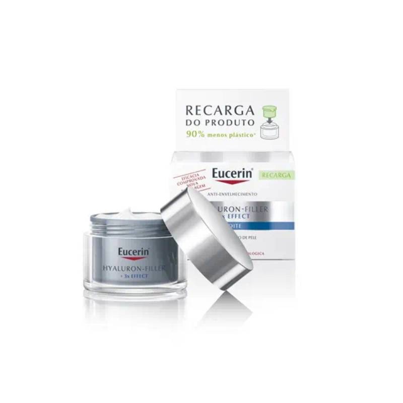 Eucerin Hyaluron-Filler 3x Effect Recarga Creme Noite 50ml | Pharmacaring
