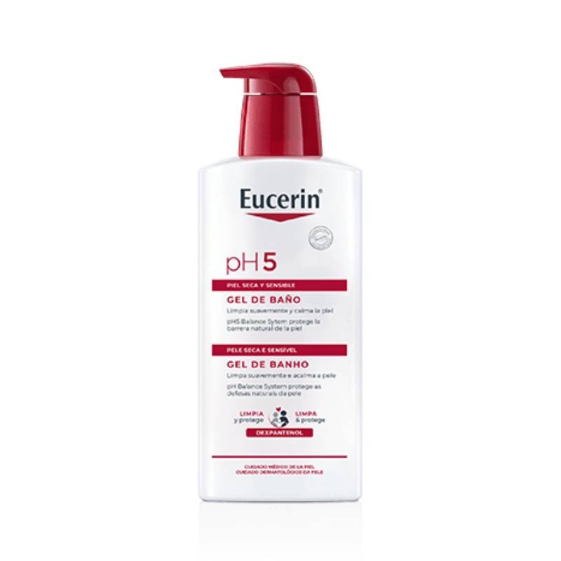 Eucerin pH5 Gel Banho 400ml | Limpeza Suave para Pele Sensível