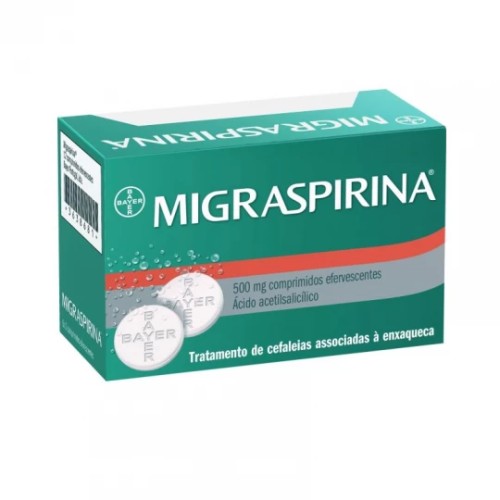 Migraspirina 500mg 12 Comprimidos Efervescentes | Pharmacaring