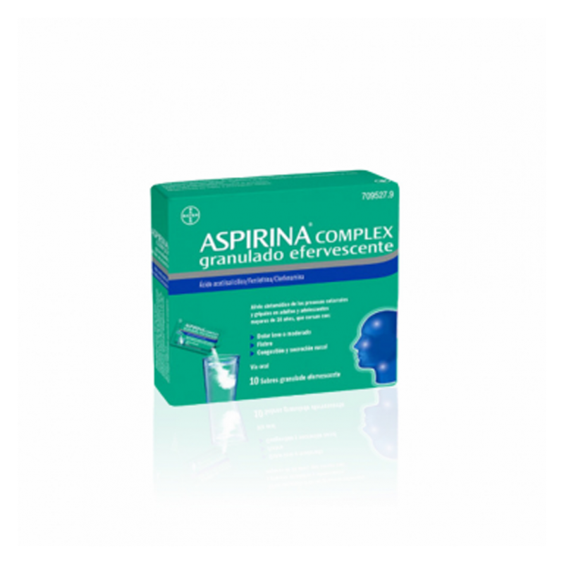 Aspirina Complex 500mg + 30mg 10 Saquetas | Pharmacaring