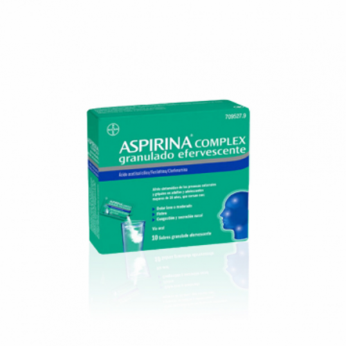 Aspirina Complex 500mg + 30mg 10 Saquetas | Pharmacaring