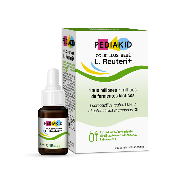 Pediakid Colicillus Bebé L,Reu+ Gotas 8ml – Suplemento Digestivo para Bebés
