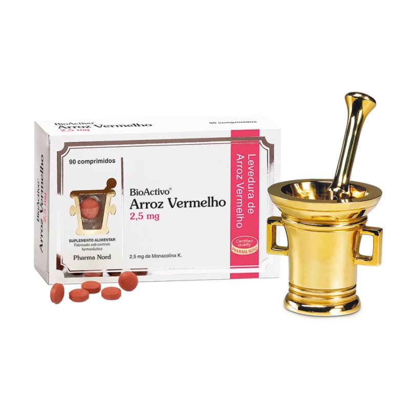 BioActivo Arroz Vermelho 2,5mg 90 Comprimidos | Pharmacaring