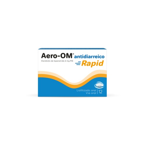 Aero-OM antidiarreico Rapid MG, 2 mg Blister 12 Unidade(s) Liofil oral