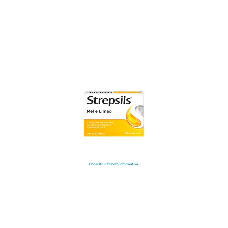Strepsils Mel e Limão 24 Pastilhas | Pharmacaring