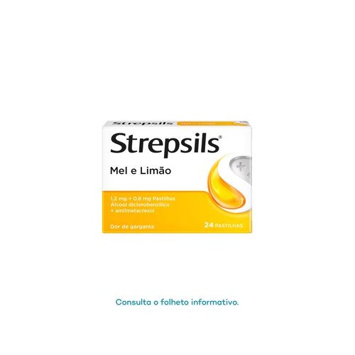 Strepsils Mel e Limão 24 Pastilhas | Pharmacaring