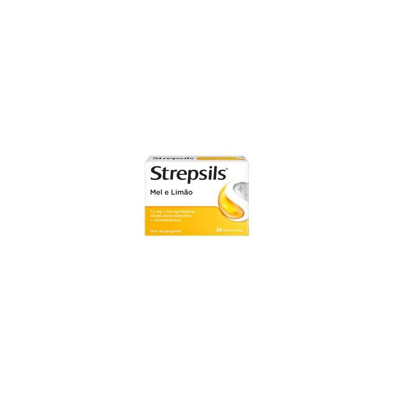 Strepsils Mel e Limão 36 Pastilhas | Pharmacaring