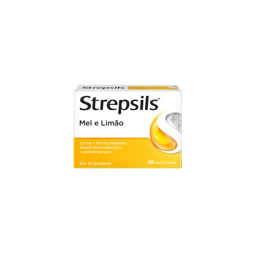 Strepsils Mel e Limão 36 Pastilhas | Pharmacaring