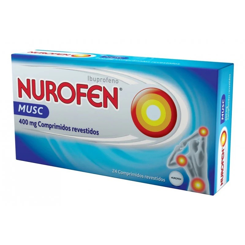 Nurofen Musc 400mg 24 Comprimidos Revestidos | Pharmacaring