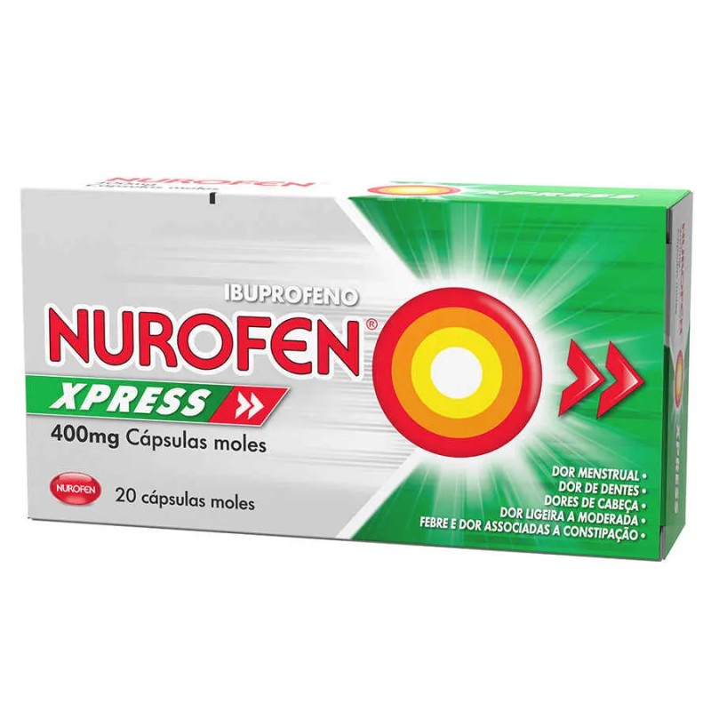 Nurofen Xpress 400mg 20 Cápsulas Moles | Pharmacaring