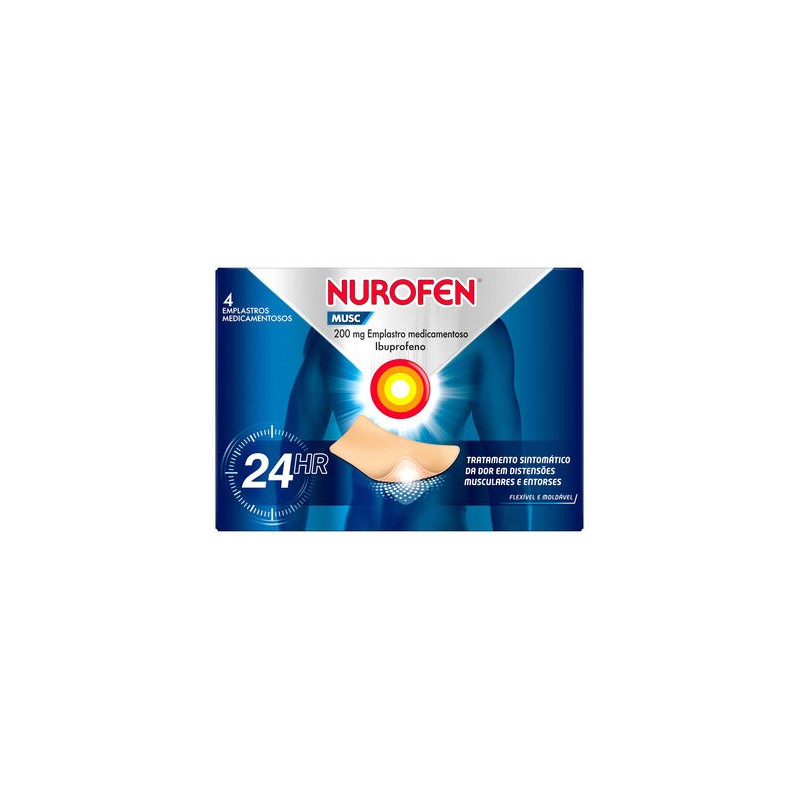 Nurofen Musc 200mg 4 Emplastros | Pharmacaring