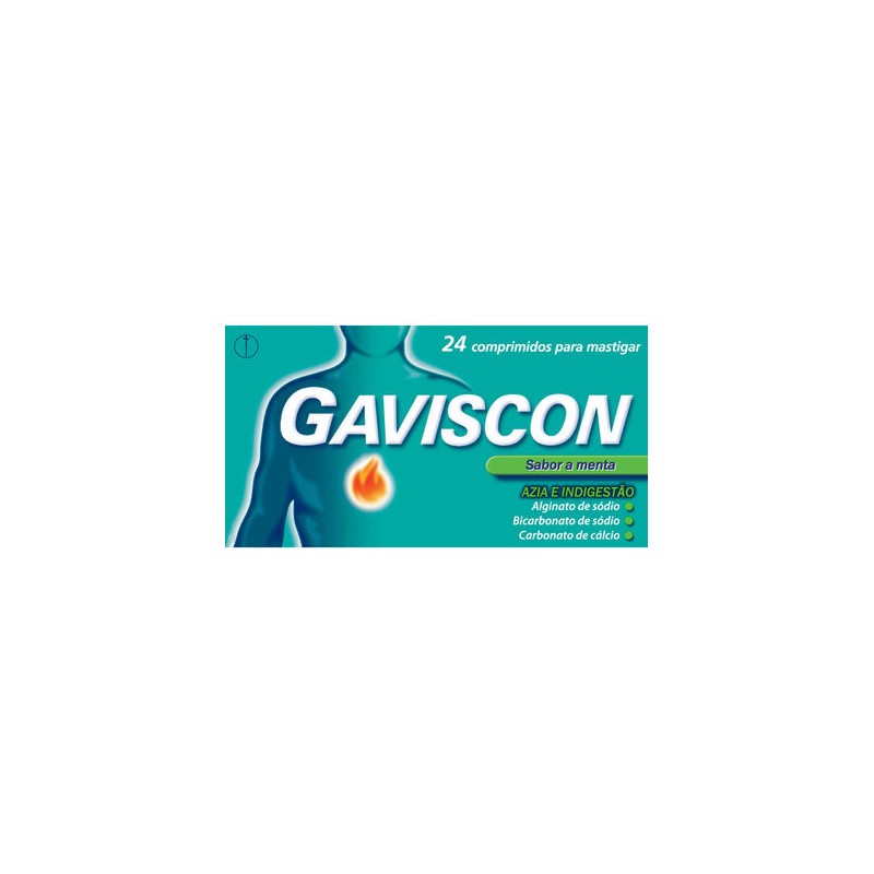 Gaviscon 24 Comprimidos Mastigáveis | Pharmacaring