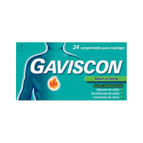 Gaviscon 24 Comprimidos Mastigáveis | Pharmacaring