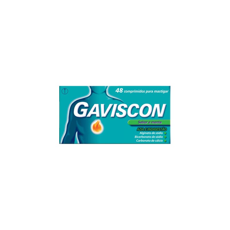 Gaviscon 48 Comprimidos Mastigáveis | Pharmacaring