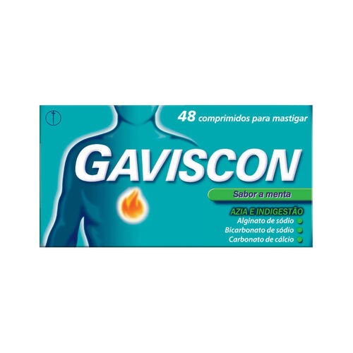 Gaviscon 48 Comprimidos Mastigáveis | Pharmacaring