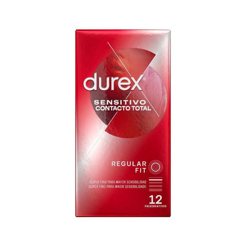 Durex Sensitivo Contacto Total 12 Preservativos | Pharmacaring