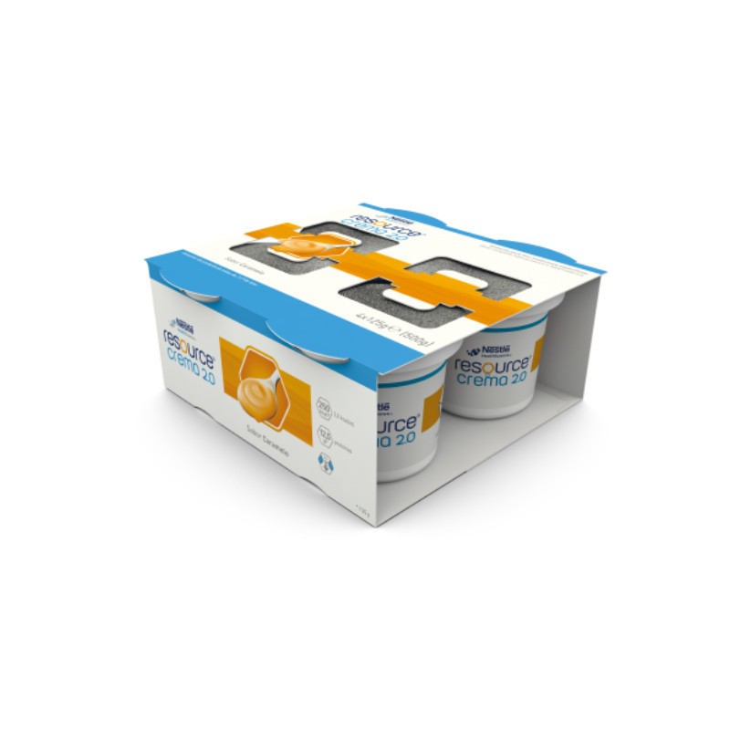 Resource Crema 2.0 Caramelo 4x125g | Pharmacaring