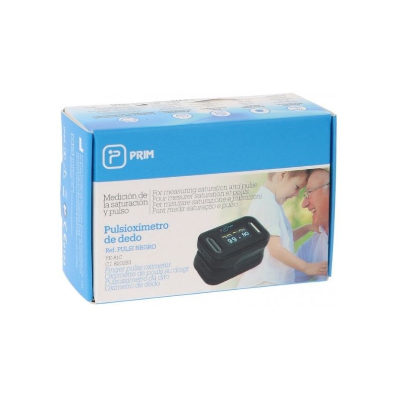 Prim Oxímetro de Dedo MD300C15D – Medição de SpO₂ e Frequência Cardíaca