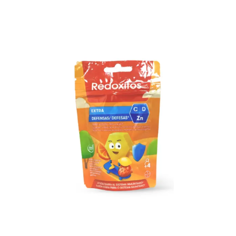 Redoxitos Extra Defesas Gomas X25 – Vitamina C, D & Zinco para Crianças +4 | Bayer