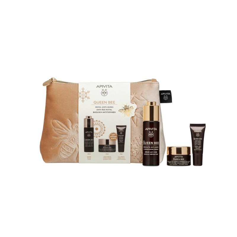 Apivita Queen Bee Light | Sérum + Creme + Creme Olhos
