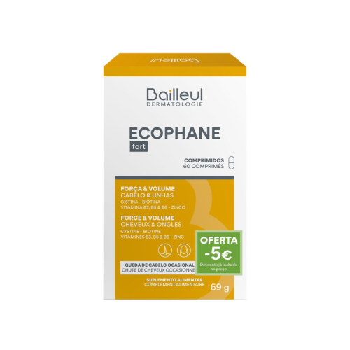 Ecophane Fort Complex x60 – Fortalece Cabelo e Unhas | PharmaCaring